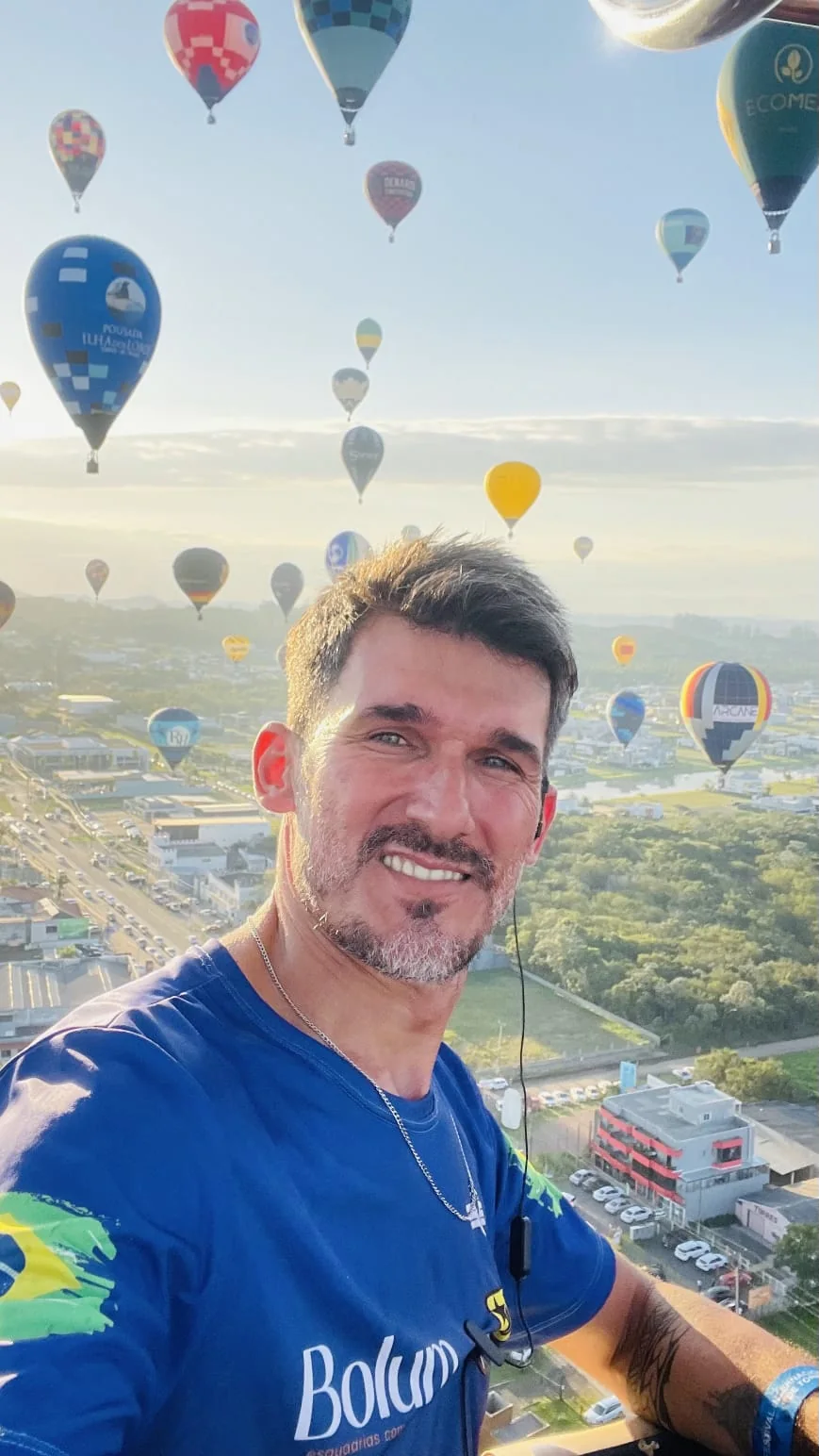 Piloto João Paulo, da JP Balonismo